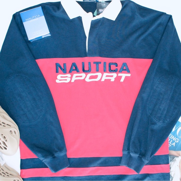 NAUTICA SPORT Oversized Vintage Rugby Polo + Nautica Voyage Spray - Picture 2 of 6